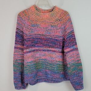 GAP multicolor unicorn mock neck sweater size Large